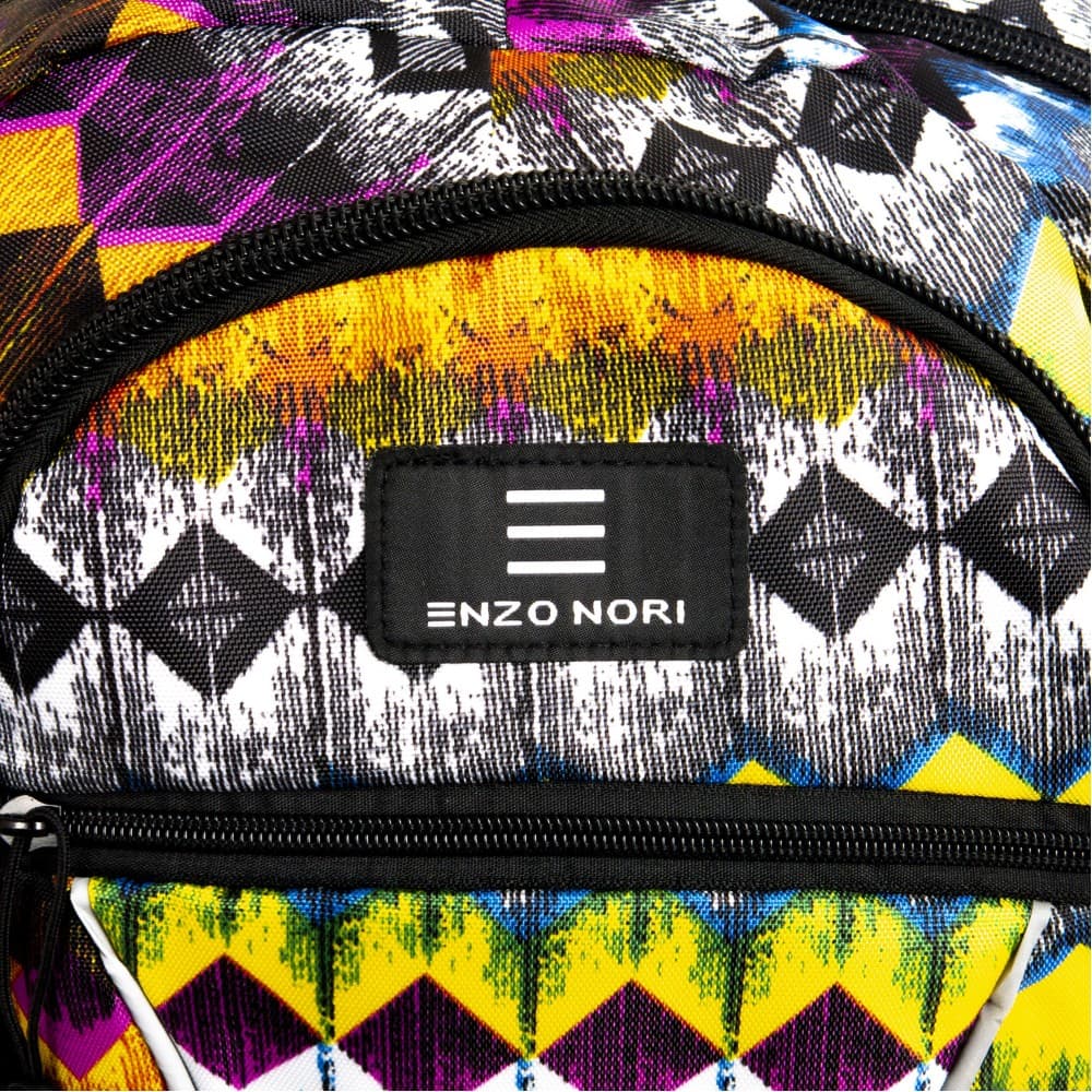 Раница за училище ENZO NORI модел ARK текстил шарен